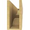 Ekena Millwork 6"W x 36"D x 12"H Thin Ridgewood Rough Cedar Woodgrain TimberThane Corbel, Primed Tan CORUR06X36X12RIDRCPR - alternate 5